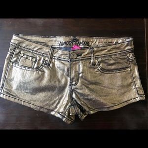 Gold shorts